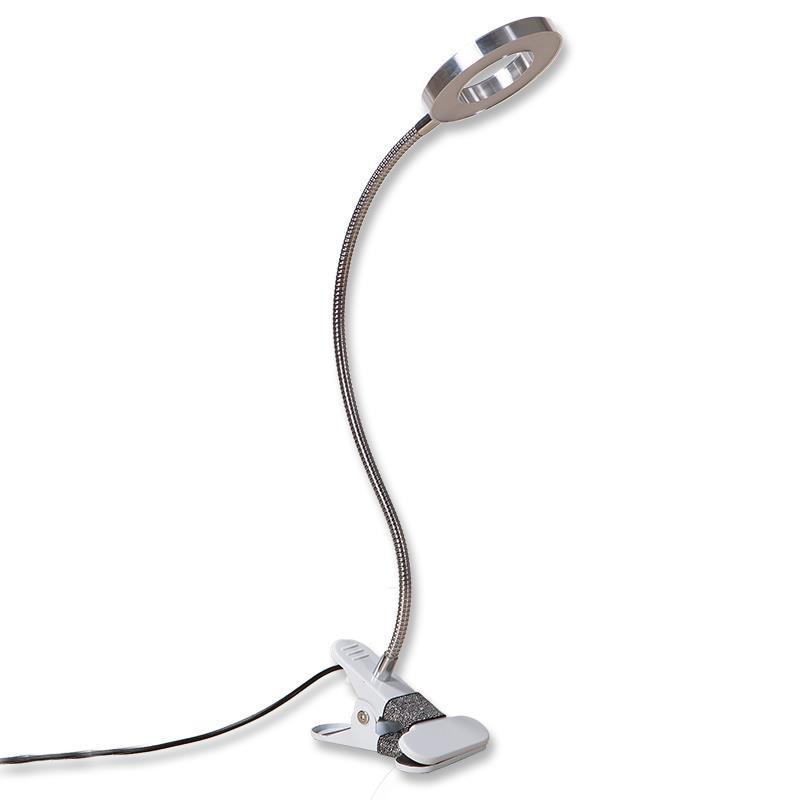 LED Beauty Magnifier Lamp for Nails & Microblading - Flicker-Free, Dimmable, Eye Protection, Three-Color Options