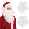 Natal Barba Falsa Papai Noel Bigode Branco Cosplay Adereços 2025 Decoração de Festa de Ano Novo Suprimentos Brinquedos Infantis Presentes Favores