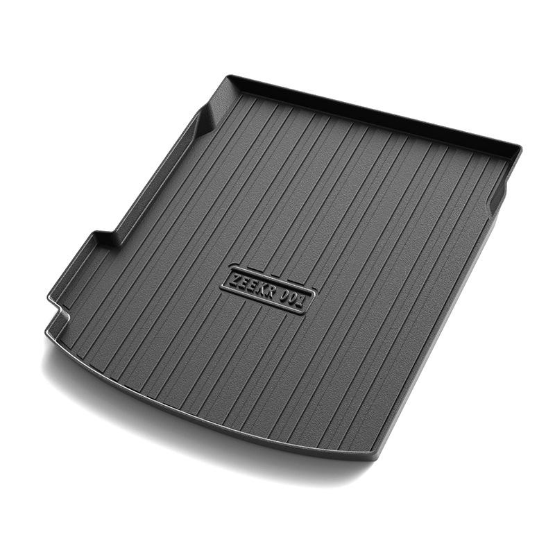 Zeekr Car Molded Trunk Mat: Full Coverage, Mildew-Proof, with Small Storage Box