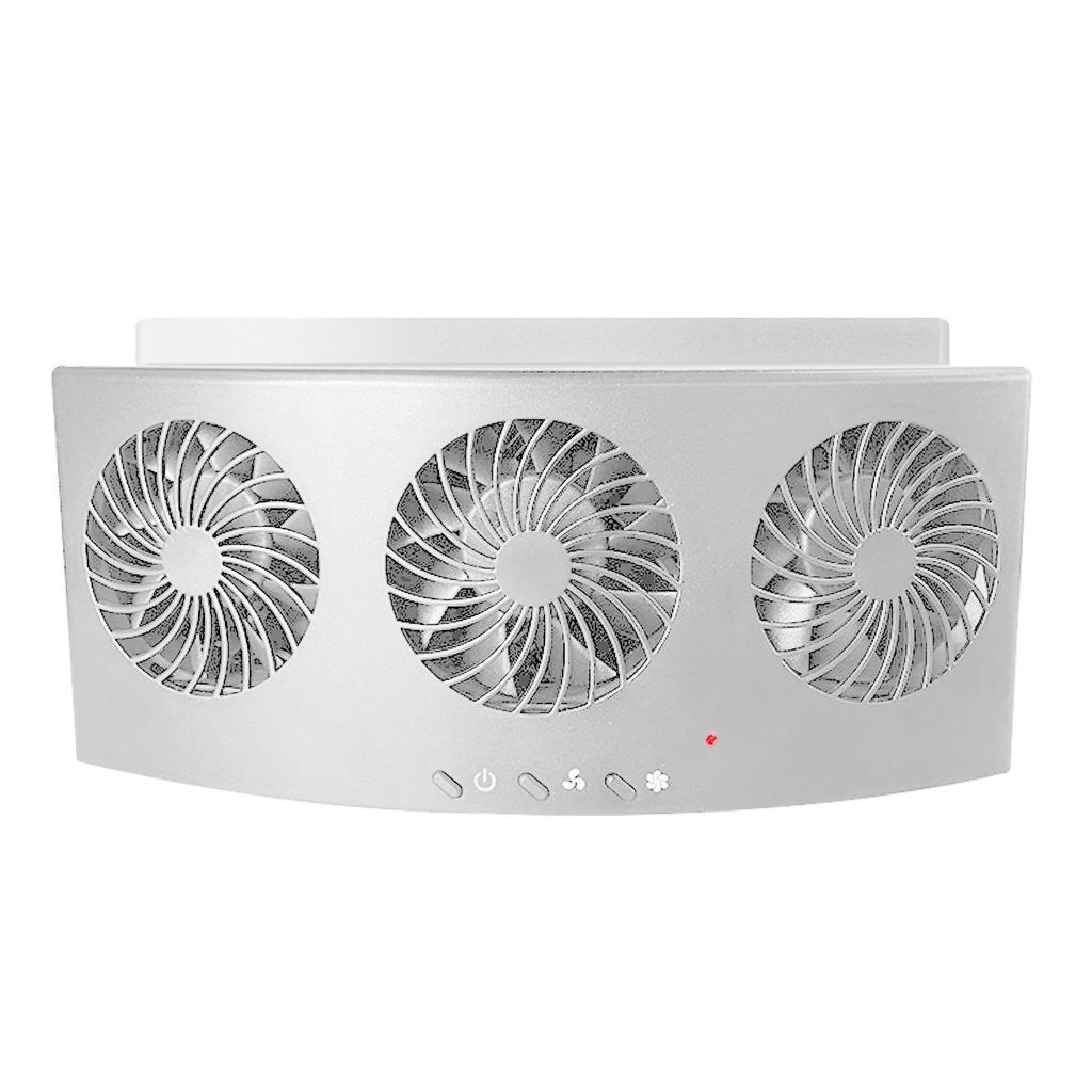 Car Ventilation Fan 4000rpm 60W 2 Gears Strong Wind 3 Fans USB Car Window Exhaust Fan Vent Fan for Vehicle