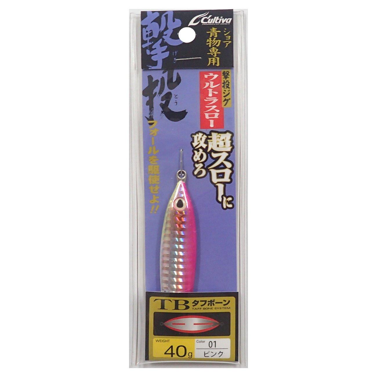 

OWNER Metal Jig Lure GJUS40 Shooting Jig Ultra Slow 40g Pink #1