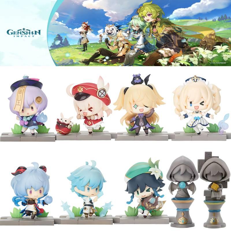 Stunning Genshin Impact Hand-painted Pvc Character Figurine Perfect For Fans And Collectors 8*5*7.5cm