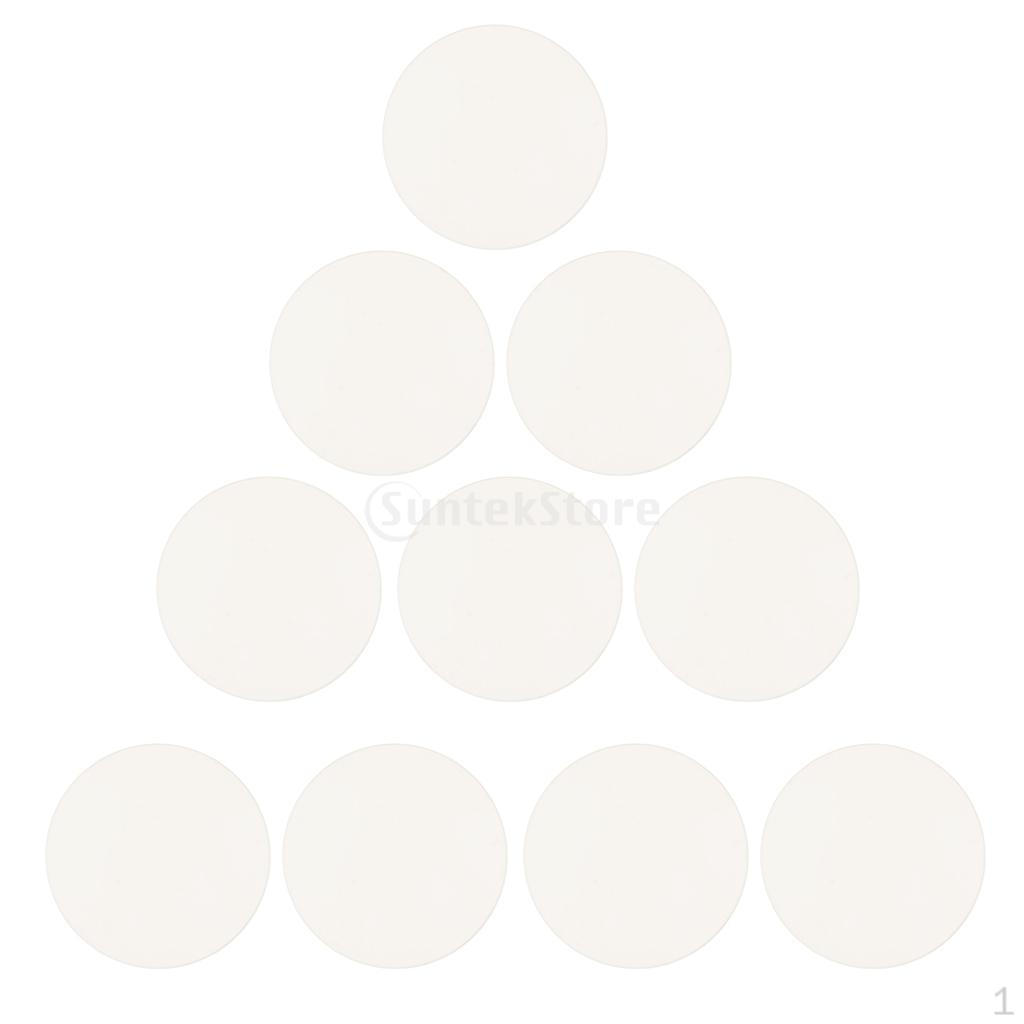 Набор из 10 сменных прозрачных минеральных линз арочной формы для инструментов для часов — фото 3