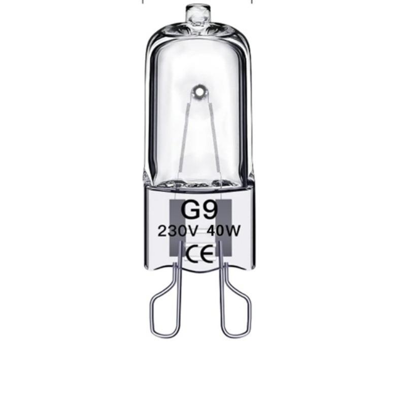 G9 220V 40W Halogen Light Bulb Pin Base Lamp Bead - Specialized for Wax Melt Aromatherapy Lamps, High Temperature Resistant