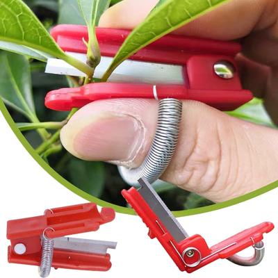 Multifunktions-Daumenmesser, Gartenschere, Obstpflückgerät, sicheres Obstklingen-Werkzeug, Schneidklinge, Ringe, Fingerschutz, Catcher