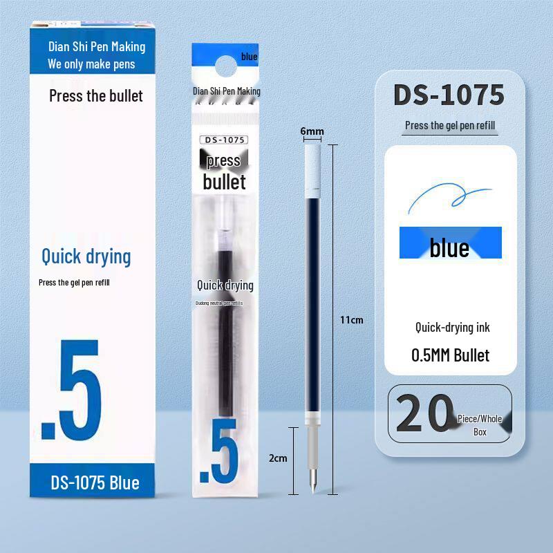 Point Stone Soft Grip Quick-Drying Gel Pen 0.5mm Bullet Tip, Black/Red/Blue, Ideal for Exams
