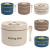 350ml/650ml Soup Bowl Stainless Steel Dining Box Storage Container Thermal Lunch Box  School Picnic