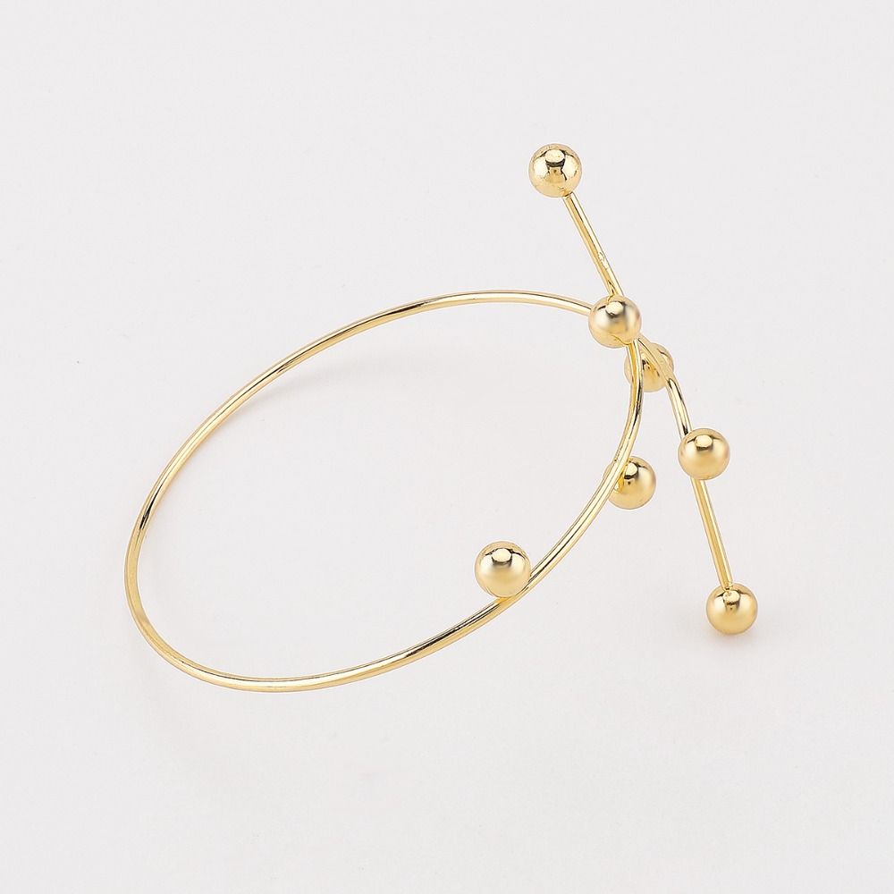 Zinc Zinc Alloy Opening Cuff Bracelets Hollow Flower Circle Upper Arm Bracelet  Arm Accessories