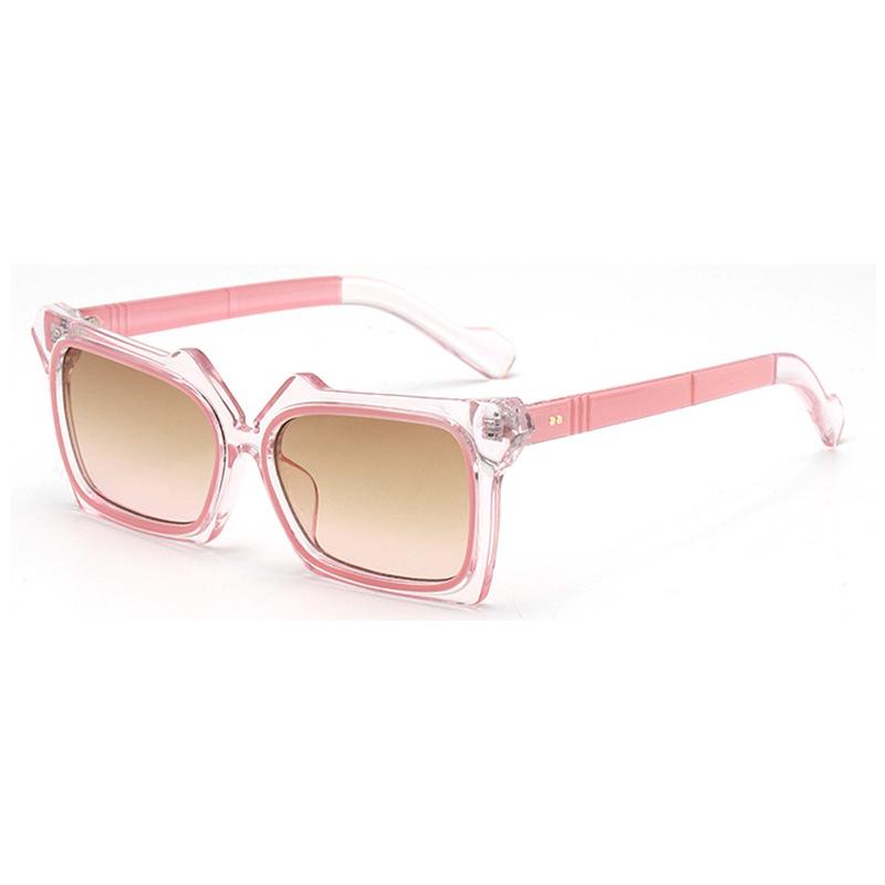 Classic retro rice nail small frame square sunglasses, European and American trend anti-sun and anti-ultraviolet sunshades