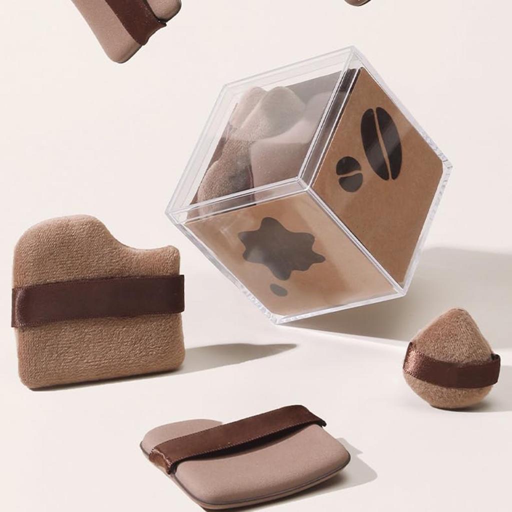 Chocolate Puff, Cushion, Dry And Wet Dual-use, Milk And Coffee Puff, Setting And Beauty Egg