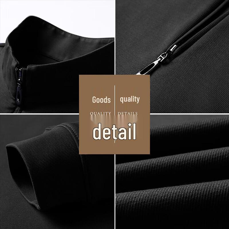 TUCANO Men's Half-Zip Stand-Collar Cotton Blend Sweatshirt