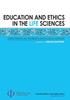 The Education and Ethics In the Life Sciences : Strengthening the Prohibition of Biological Weapons Book