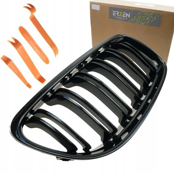 Nerki Grill Atrapa Czarny Połysk Do Bmw E90 E91Lifting 2008-2013