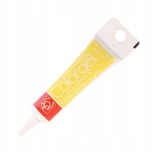 Barwnik w żelu żółty yellow colorgel giallo chiaro 20g - modecor