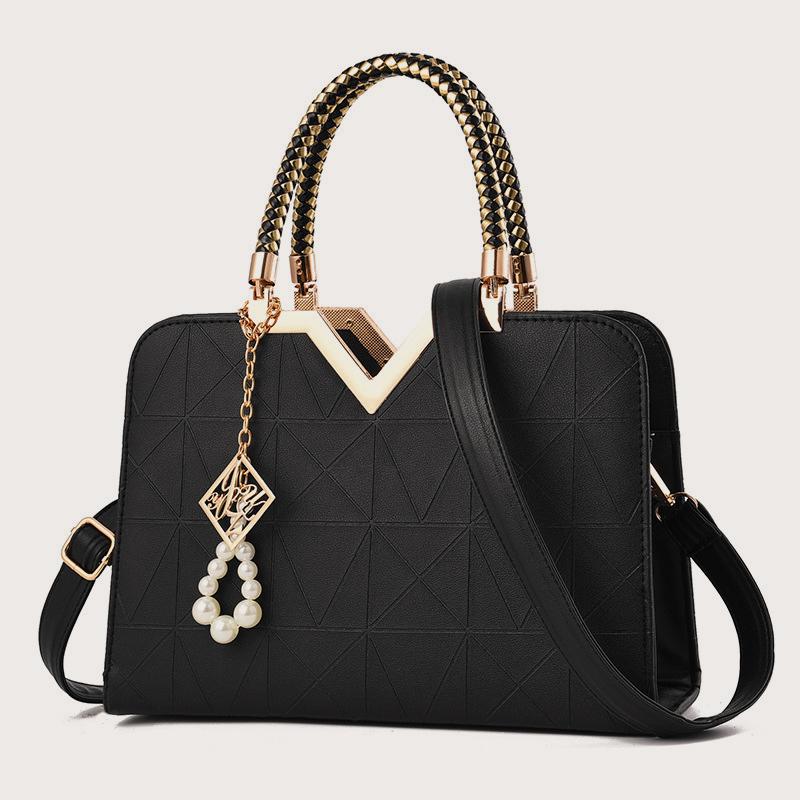 Women's PU leather bag crossbody bag large capacity shoulder bag travel shopping luxury design fashion