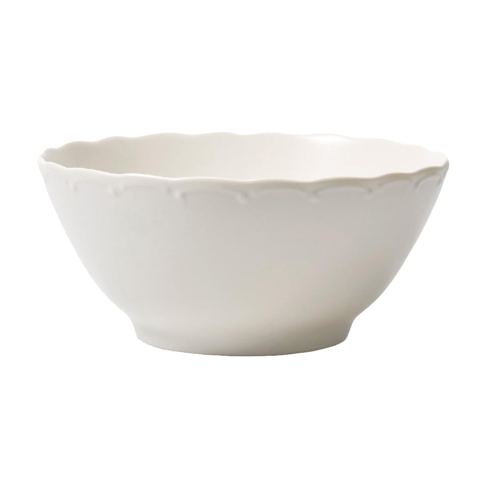 

EAST table Fina Mino Ware Noodle Diameter x Made in Microwave and Dishwasher Product Bowl, Milk, 18.8cm 8.7cm Height, Japan, Safe, Number 712-056-01