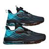 Air Cushion Sneakers Men's Rotating Buckle Full Palm Flying Weaving Four-season Running Shoes Large Size Men's Shoes