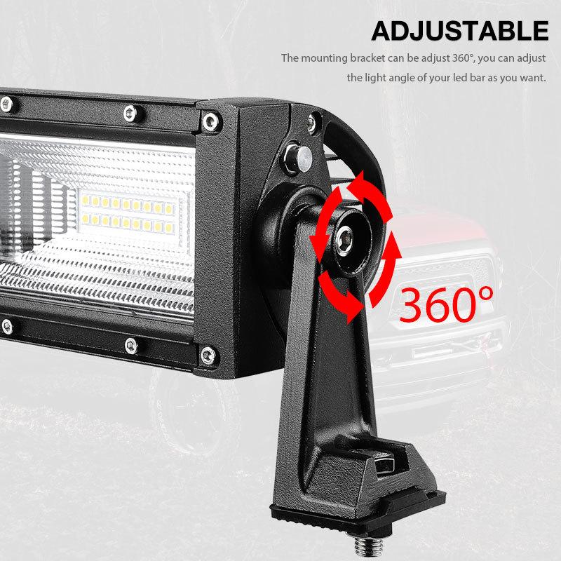 LED-Lichtleiste Seitenmontagehalterung Scheinwerfer Nebelscheinwerfer Halter Halterung für Jeep 4x4 4WD LKW Geländewagen ATV UTV Traktor