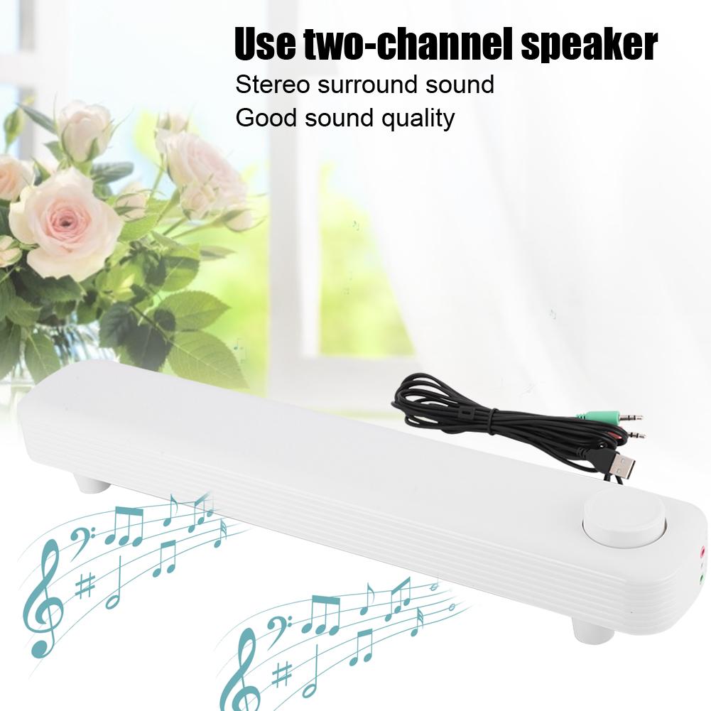 Stolní Notebook Subwoofer Bluetooth Reproduktor Dvoukanálový Počítačový Doplněk SADA V-102(Bílý )