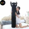 Long Strip Pute Sylindrisk Plysj Sovepute Avtagbar Vaskbar Seng Sovepute