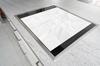 GLAS-SCHNEIDEBRETT 52x40 WEISS
