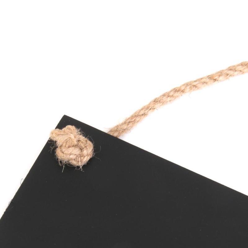 Hanging Blackboard Message Board Memo Board Black Board Chalk Board Yard & Lawn Signs