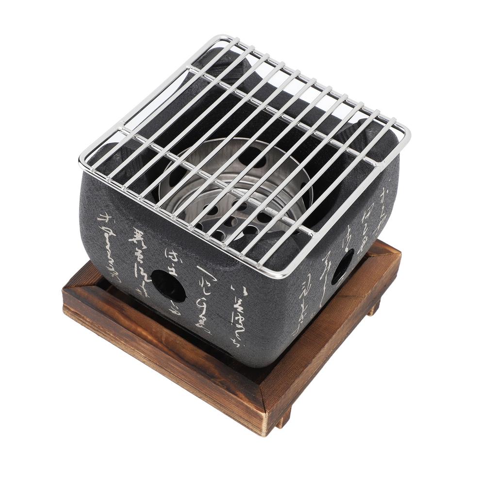 Japanese Script Food Charcoal Stove Multi Functional Fast Heating   Portable Barbecue Stove for Grilling Family