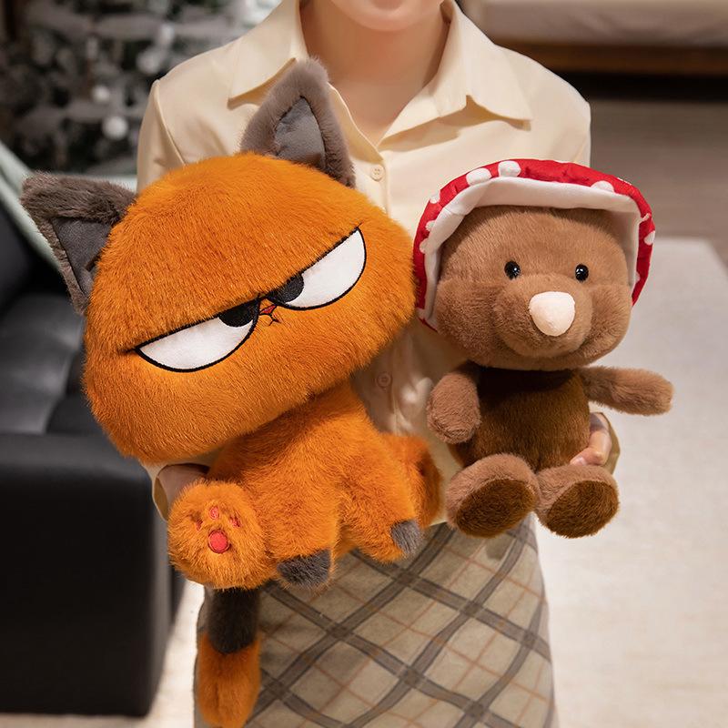 Cross Pulling Cat Plush Toy: Star Moon Companion for Kids