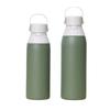 Thickened stainless steel thermos cup Portable car straw cup Creative portable with straw Outdoor sports kettle