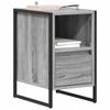 Nightstand Sonoma Grey 39.5 x 30 x 50 cm Engineered Wood