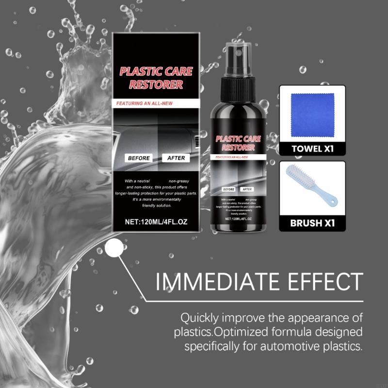 

2025 Новый Автомобильный Пластиковый Восстановитель Пластиковое Кристаллическое Покрытие Средство для Обновления Пластика Автомобиля Покрытие для Салона Авто CHINA