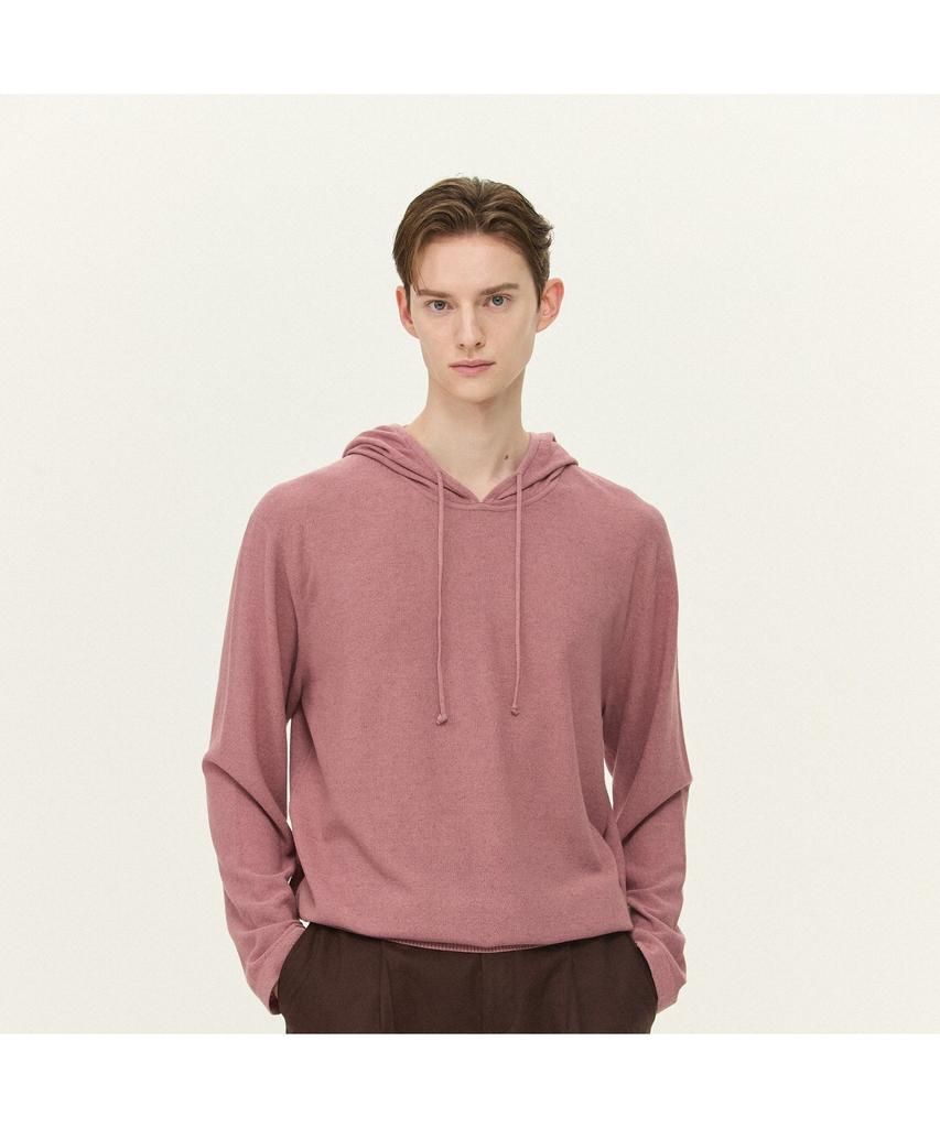 Kaembeulijimembeoseu Movere Hooded Long Sleeve Sweater - Pink Mcwas26701Pix