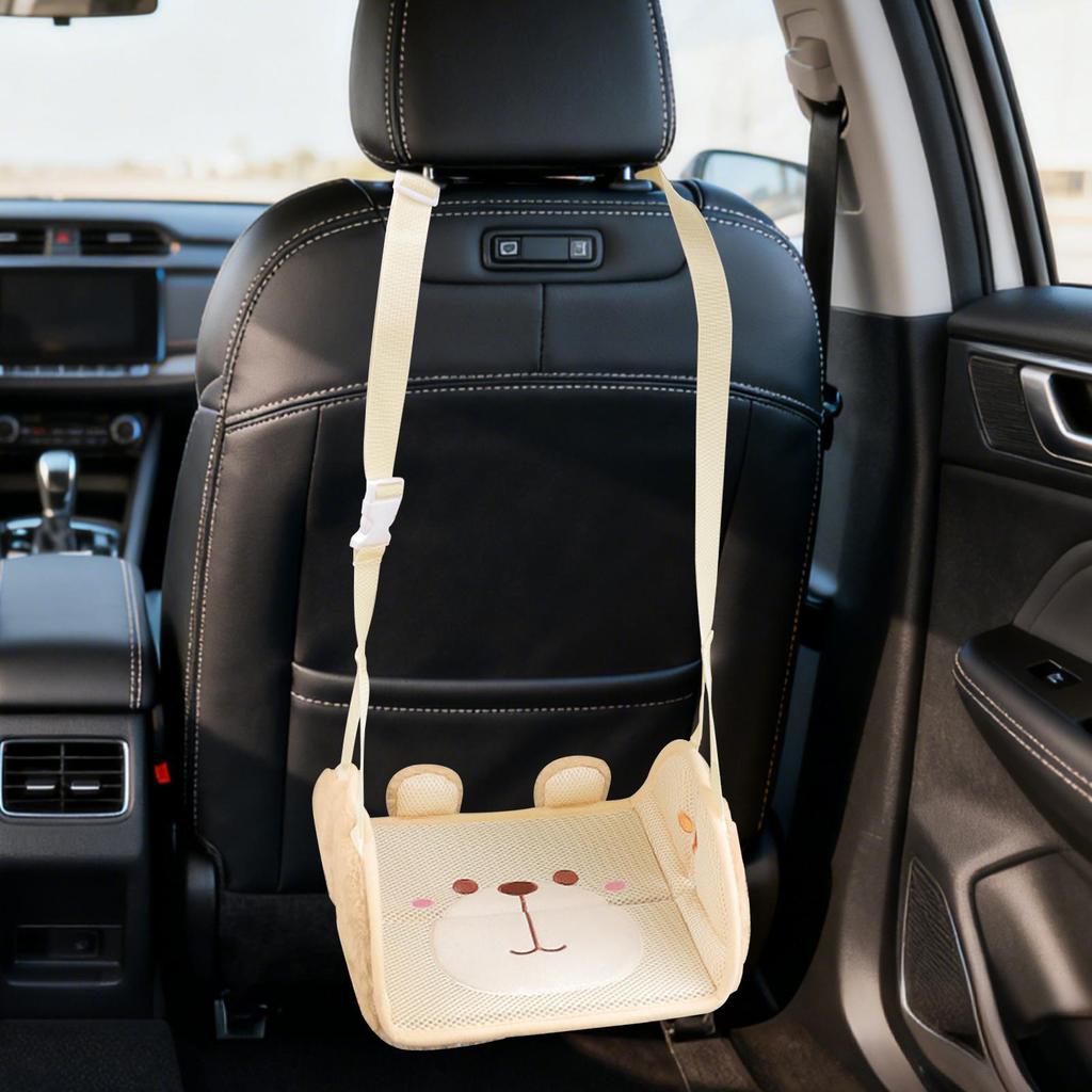Car Seat Foot Rest Ergonomic Adjustable Footrest Toddler Rear Seat Support Footrest for Adults Elderly Passenger Travel Long
