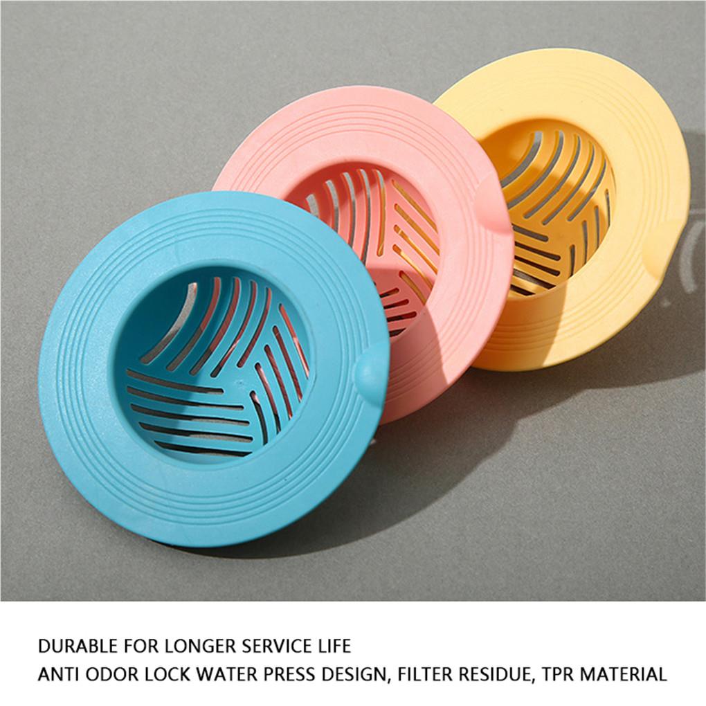 Kitchen Sink Stopper Bathroom Hair Catcher Flexible Shower Anti Blocking