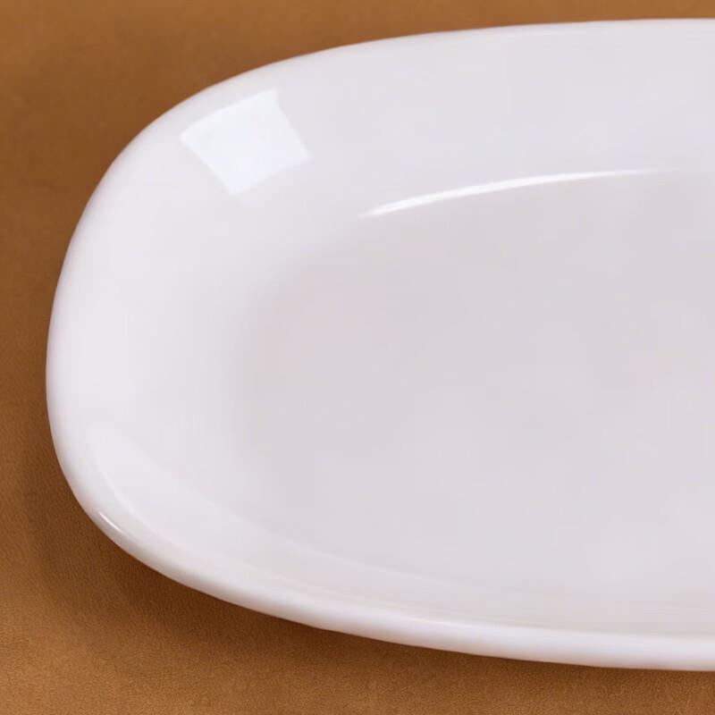 9.5-inch Melamine Rectangular Serving Plate (20-Pack)