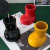 Multifunctional Boot Pencil Holder Large Capacity Desktop Organizer Pen Brush Pot  Desk Ornament