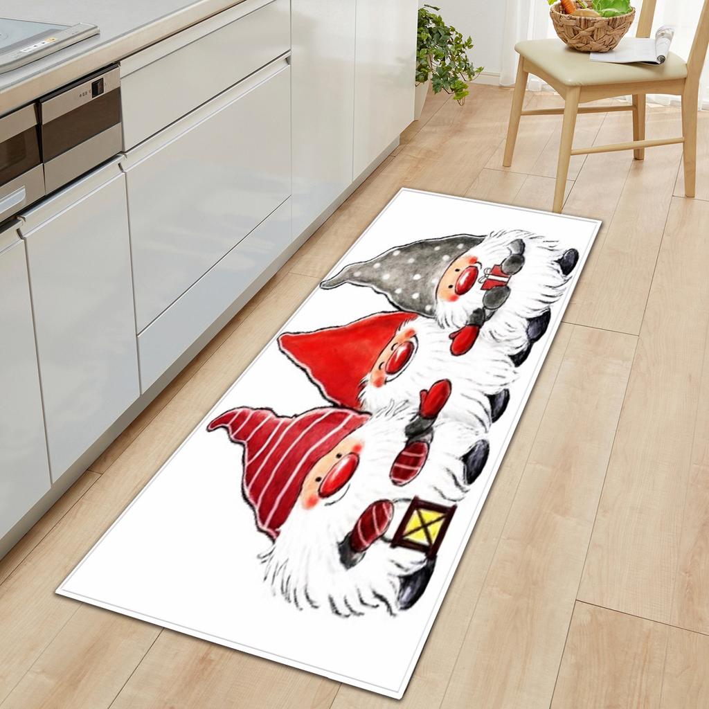 Christmas Kitchen Sand Carpet Doormat Long Floor Mat