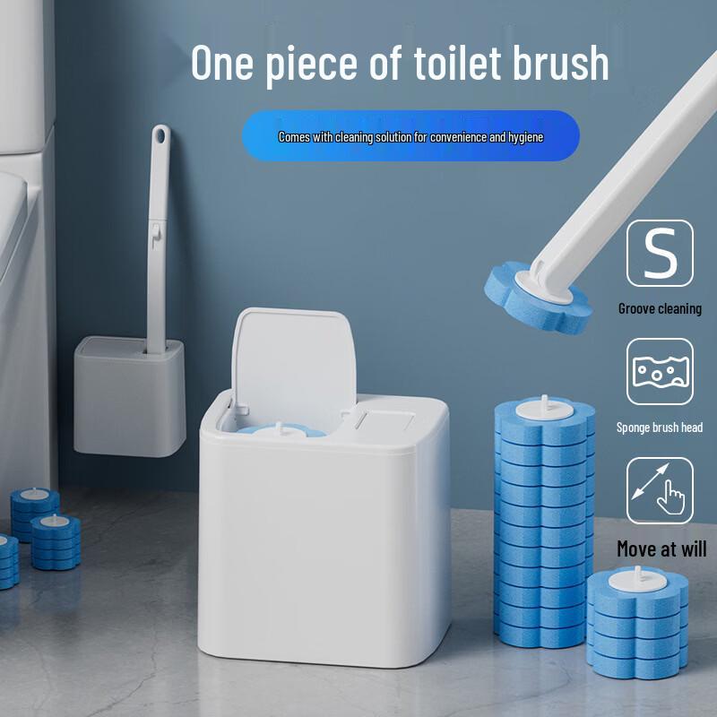 Cmaos Disposable Toilet Brush Set