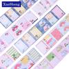 1 PC Kawaii Totoro Melodi 6 Katlanır Bloknot Yapışkan Notlar Memo Not Defteri Yer Işareti Hediye Kırtasiye