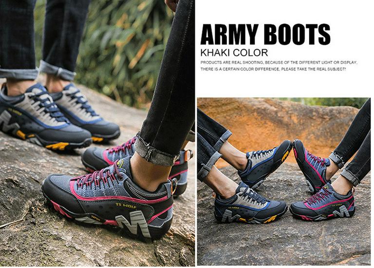 Lightweight Non-slip Breathable Mountaineering Shoes for Men and Women - Wear-resistant Climbing, Hiking, and Travel Footwear