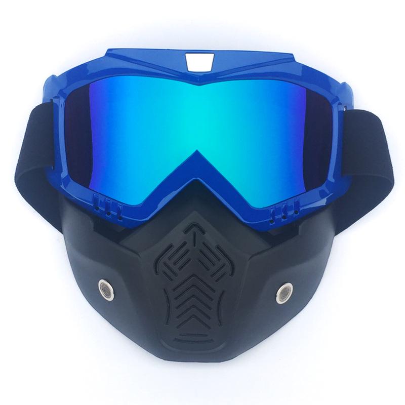 Retro Motorcycle Mask Goggles for Men and Women - Ideal for Off-Road Riding and Skiing