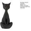 Soft Decoration Cat Statue 3D Printed Meditating Figurine, Modern Abstract Sculpture with Cross-Legged Pose, Collectible Art Piece Minimalist