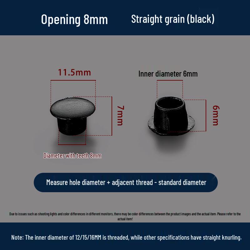 Universeller Runder Dekoplastikstopfen für Möbelscharniere und Schraubenlöcher