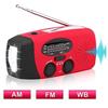 VIPITH Solar Radio with LED Emergency Flashlight and Hand Crank, Radio with 2000 mAh Smartphone Backup Battery
