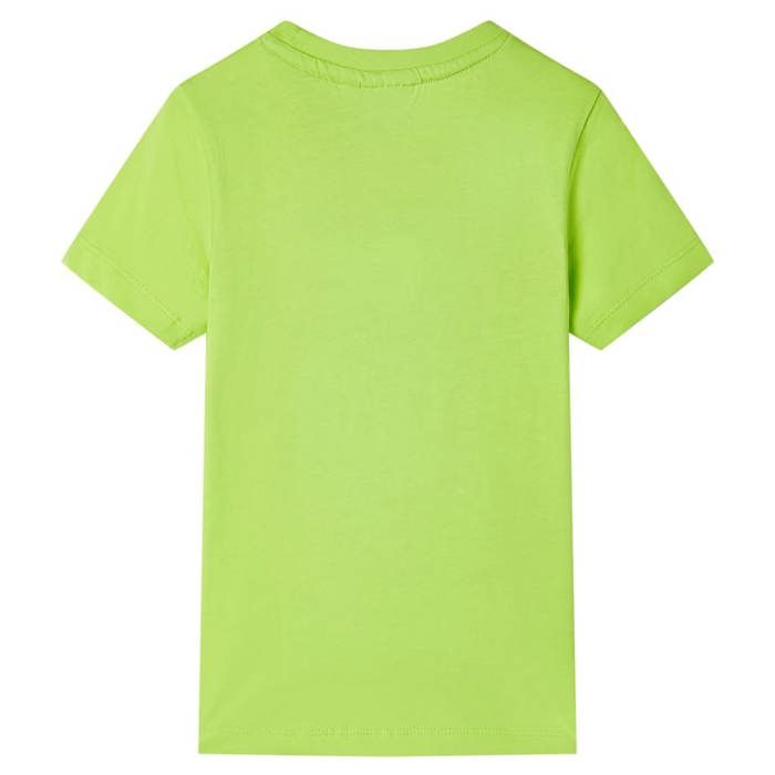 T-shirt pour enfants avec manches courtes vert citron 92/104/116/128/140