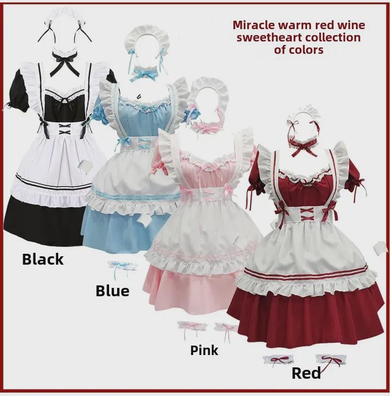 Japanese Lolita Maid Costume: Cute Student Cosplay Dress for Women