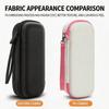 For DJI Osmo Pocket 3 Standalone & Essential Accessories Hard Carrying Case PU Leather Storage Bag with Wrist Strap