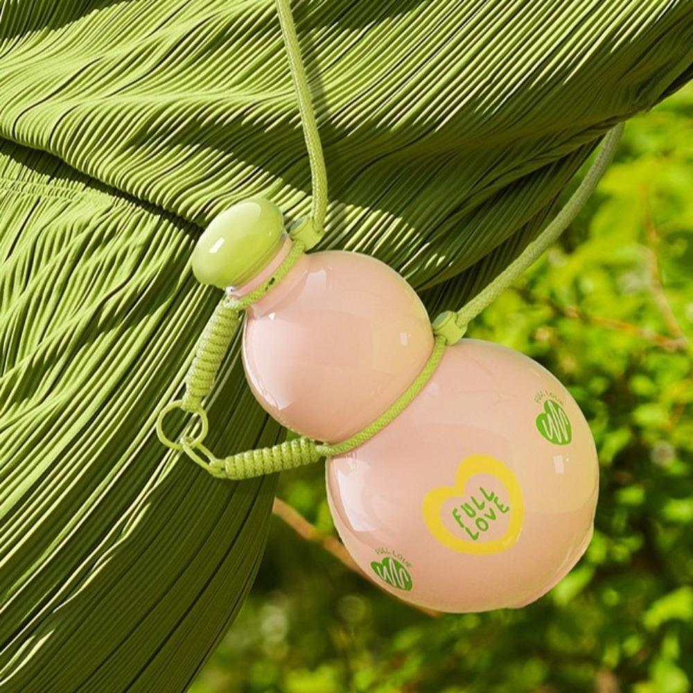 Plastic Gourd Water Bottle Large Capacity Water Cup Cute Sport Bottle Office