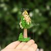 Model Trees Micro Landscape Ornaments Mini Artificial Trees for Moss Micro-Landscapes And Potted Plants Realistic Resin Craft Decorations for Home
