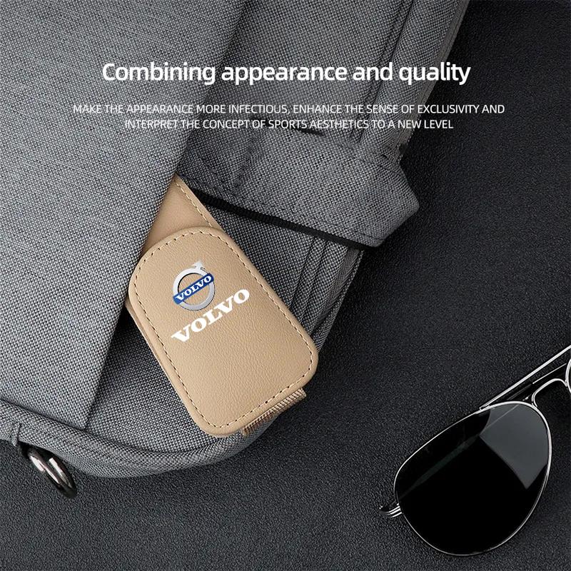 Car Interior Glasses Storage Clip Car Visor ID Card Storage Bracket For Volvo Xc60 Xc90 V40 V60 S60 V50 V90 S80 C40 XC40 V70 C30